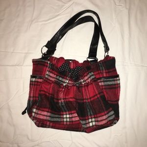 Red Plaid Purse